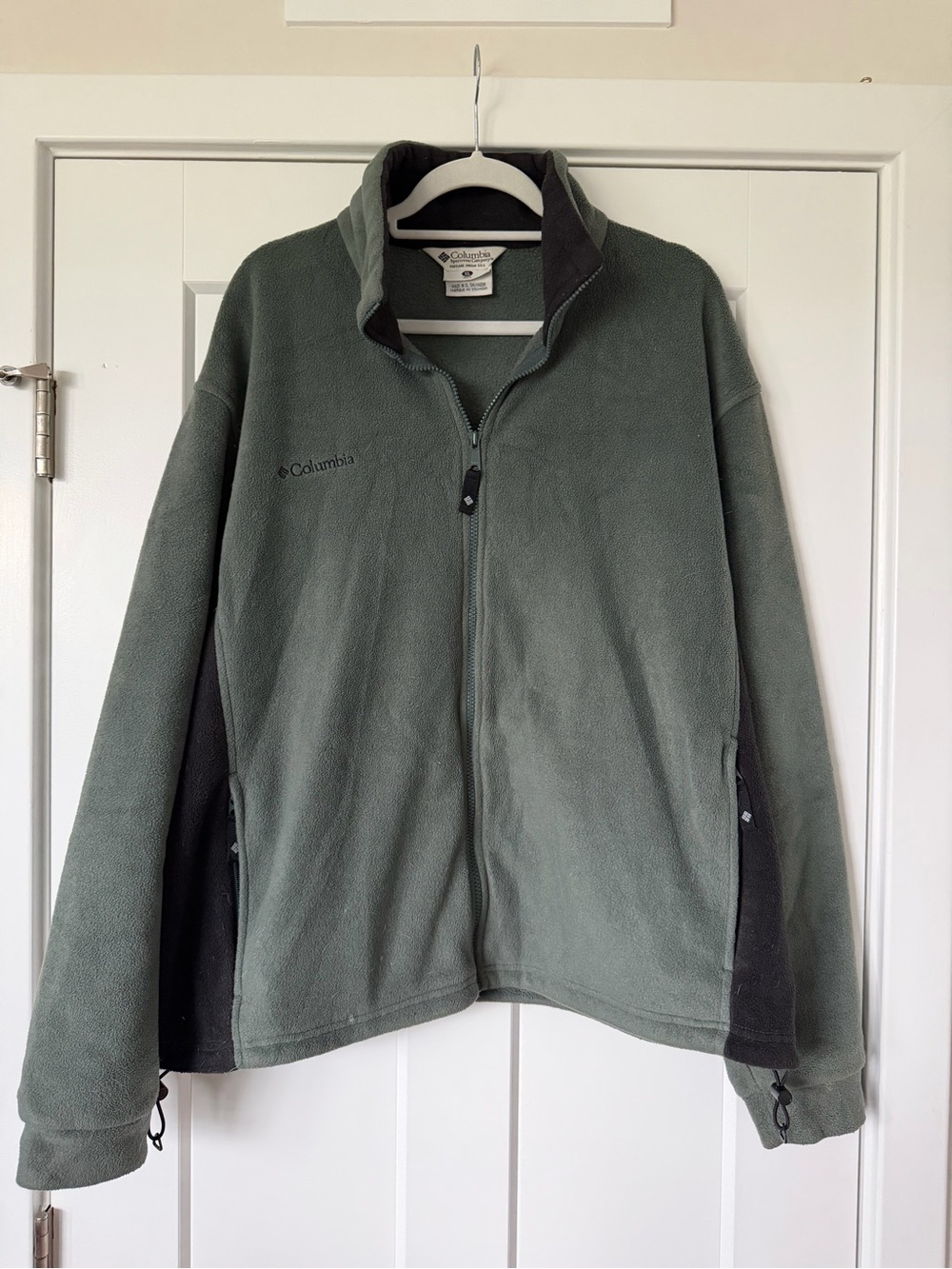 Columbia Green and Charcoal Fleece Jacket